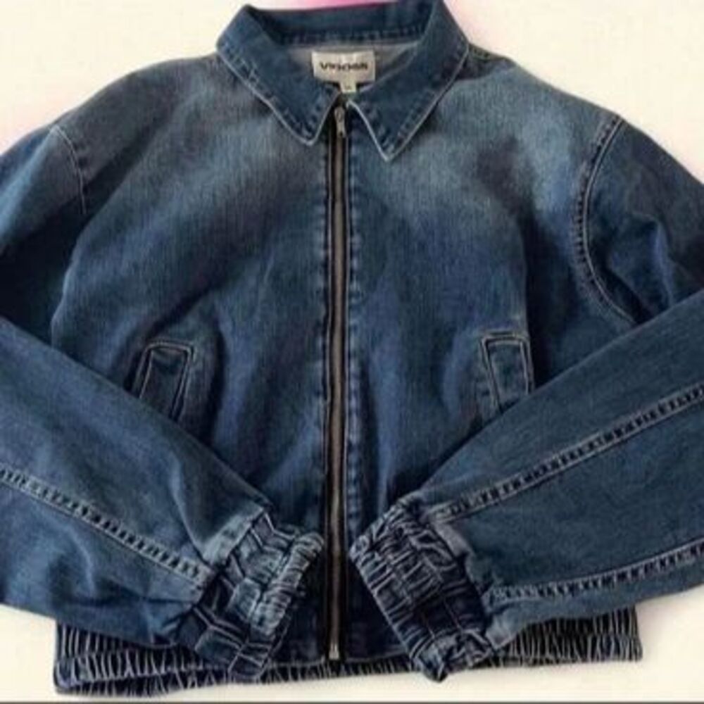 vigoss denim bomber jacket